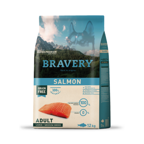 Bravery Salmon Adult Medium/Large Breeds